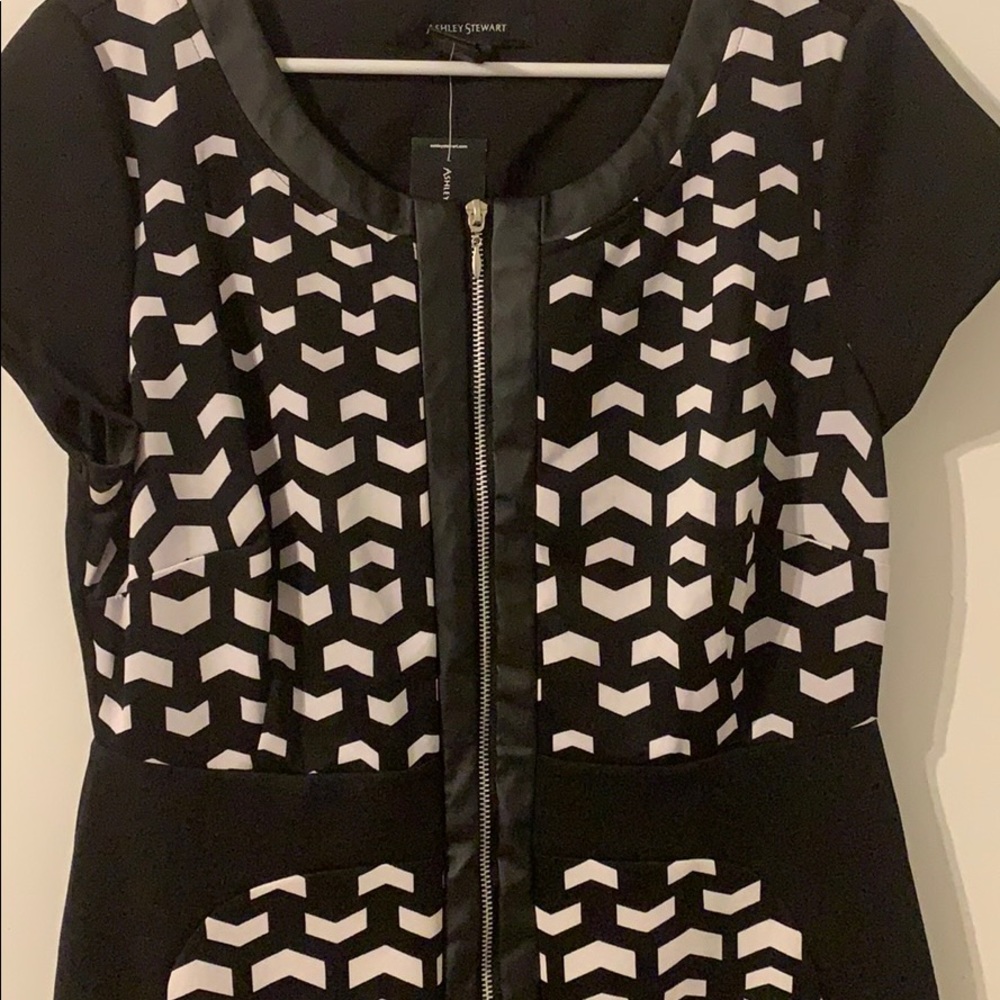 Black and white dress